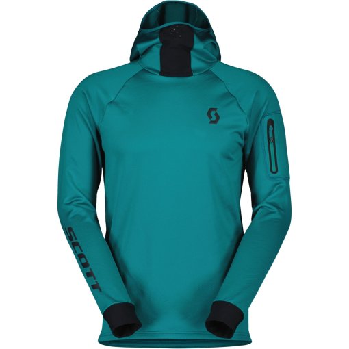 Foto de SCOTT Sudadera con Capucha de Manga Larga Hombre - Trail Storm - winter green
