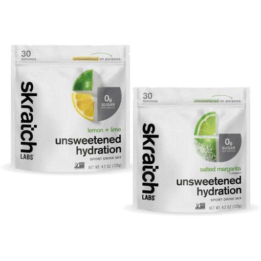 Foto de Skratch Labs Unsweetened Hydration Sport Drink Mix - Electrolitos de bebida en polvo - 120g