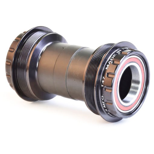 Produktbild von Wheels Manufacturing T47 Innenlager - Außenliegendes Schrägkugellager - T47-68/73-100-24 - schwarz