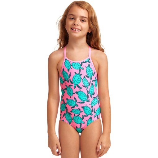 Produktbild von Funkita Printed Badeanzug Mädchen - Size 98 - paddling pink