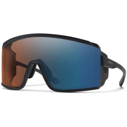 Produktbild von Smith Pursuit ChromaPop Glacier Photochromic Brille - Matte Black - Copper To Gray With Blue Mirror | Clear