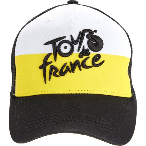 Casquette Tour De France Stripe Collection Officielle - Casquette Cyclisme Maillot Jaune Taille Réglable