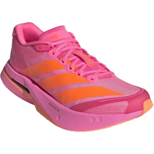 Produktbild von adidas Adizero Boston 13 Laufschuhe Damen - lucid pink/lucid orange/iron metallic KJ3065
