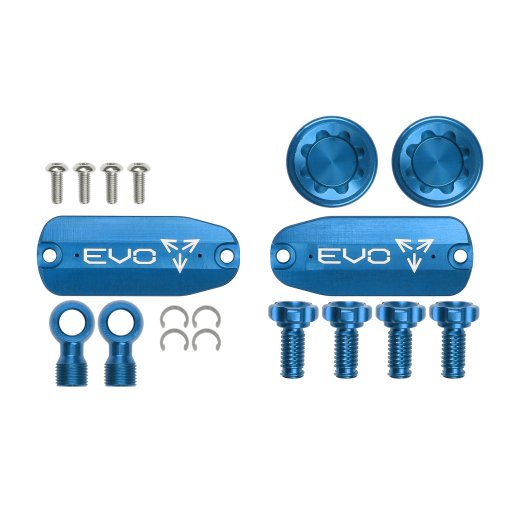 Foto de Hope Custom Kit para frenos de disco Tech 4 Evo X2 | 1 par - azul