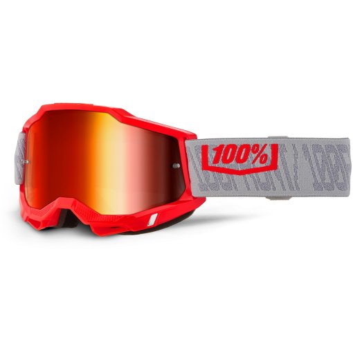 Produktbild von 100% Accuri 2 Goggle - Gatorback - Red Mirror | Clear