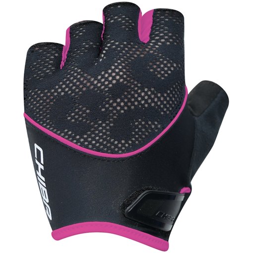 Foto de Chiba Guantes Cortos Mujer - Gel - negro/rosa