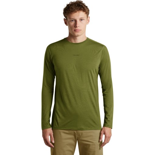 Zdjęcie: Icebreaker Merino 125 Cool-Lite™ Sphere Colour Block Koszulka z długim rękawem dla mężczyzn - Sphagnum/Dk Loden