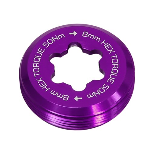 Foto de Hope Tuerca de fijación para biela de bicicleta eléctrica - morado