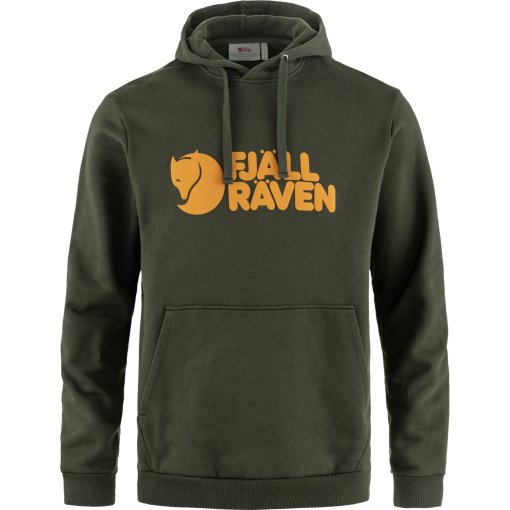 Foto de Fjällräven Sudadera con capucha Hombre - Logo - deep forest