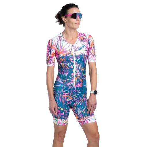 Picture of ZOOT LTD Tri Aero Full Zip Racesuit Women - island original