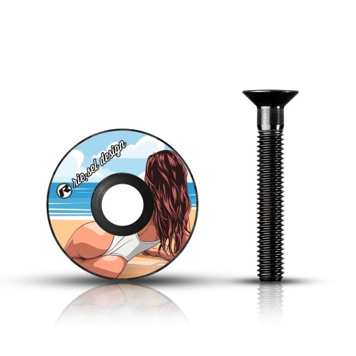 Foto de rie:sel design Tapa Dirección - stem:cap Carbon - girl tanja