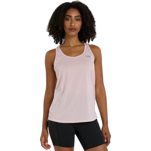 Foto de New Balance Camiseta de Tirantes Mujer - Athletics - Rose Sugar Heather