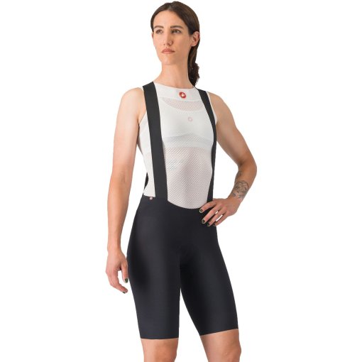 Foto de Castelli Culotte Corto con Tirantes Ciclismo Mujer - Premio Evo DT - negro 010