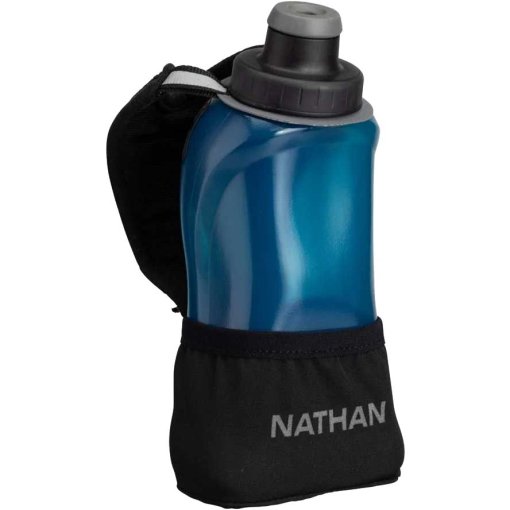 Produktbild von Nathan Sports Quick Squeeze Lite Handheld Trinkflasche 355ml - black/marine blue