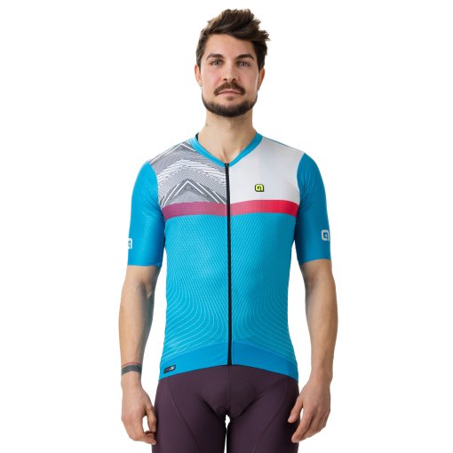 Foto de Alé Maillot de Manga Corta Hombre - PR-S Zig Zag - sky blue