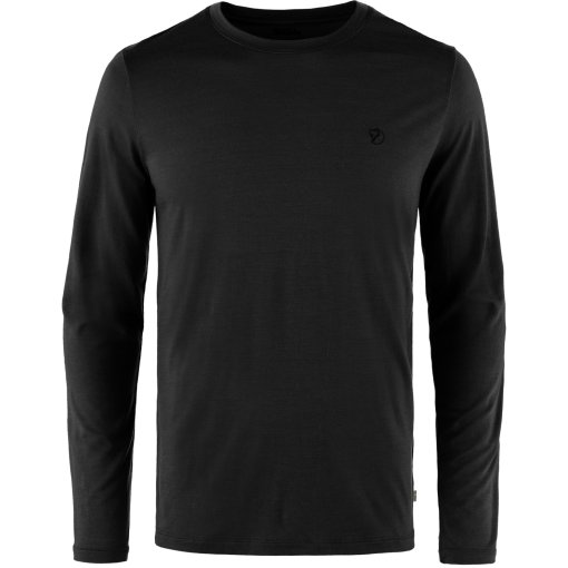 Foto de Fjällräven Camiseta de Manga larga Hombre - Abisko Wool - negro