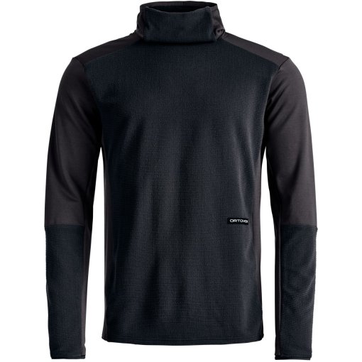 Picture of Ortovox Fleece Cord Hoodie Men - black raven