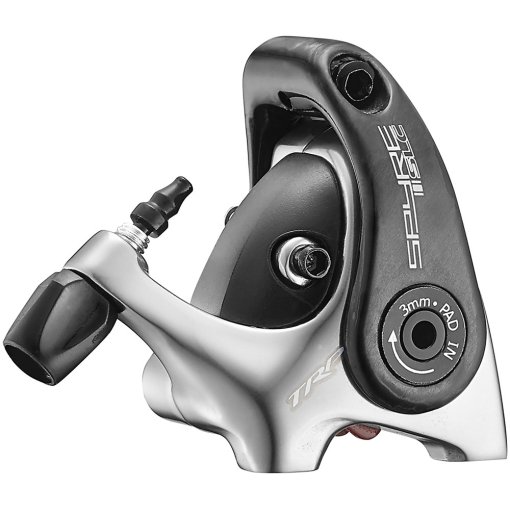 Photo produit de TRP Spyre SLC Mechanical Disc Brake Caliper - Flat Mount - silver/carbon
