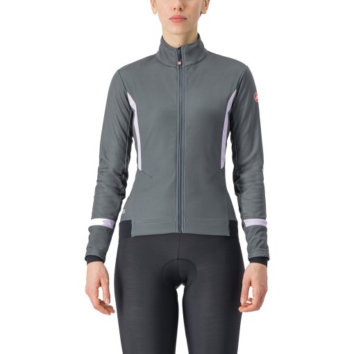 Produktbild von Castelli Dinamica 2 Fahrradjacke Damen - urban grey/orchid petal 048