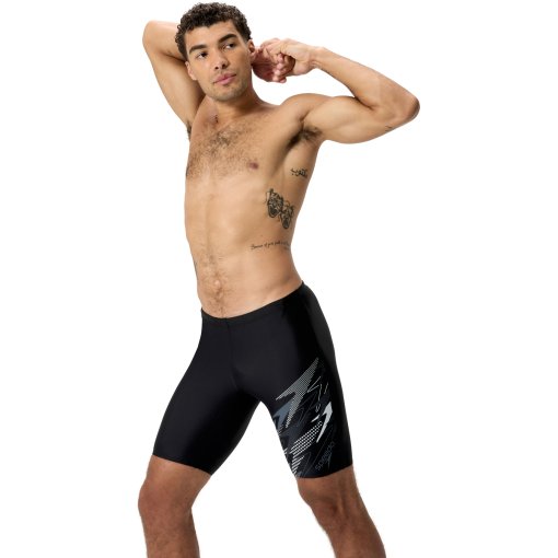 Picture of Speedo Medley Logo Jammer Men - anthracite/lead grey
