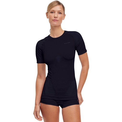 Foto de Falke Camiseta Mujer - Warm - negro 3000 (39162)