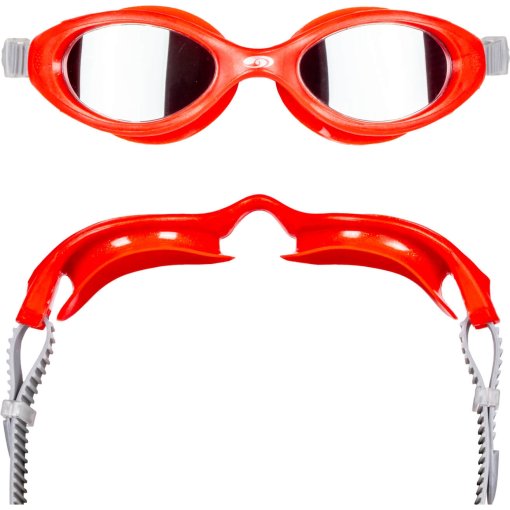 Produktbild von blueseventy Hydra Vision Schwimmbrille - Silver Mirror - Rot