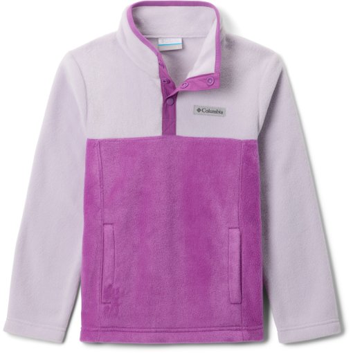 Foto de Columbia Jersey Polar Niños - Steens Mountain II 1/4 Snap - Razzle/Lavender Pearl