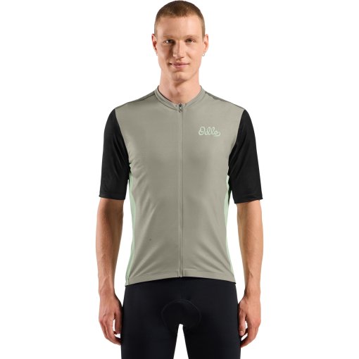 Foto de Odlo Maillot Ciclismo Hombre - Essentials Heritage Print - agate gray