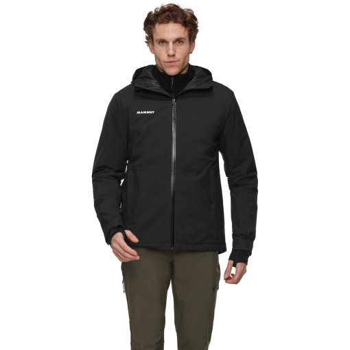 Produktbild von Mammut Linard Hardshell-Isolationsjacke mit Kapuze Herren - schwarz