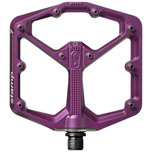 Foto de Crankbrothers Pedales de Plataforma - Stamp 7 Large - púrpura