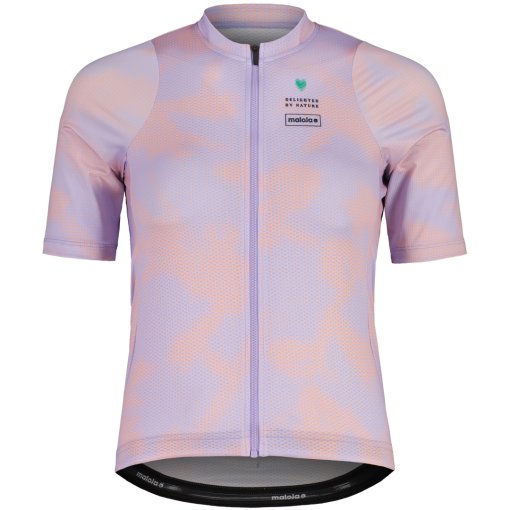 Productfoto van Maloja StrandaM. Gravel Jersey Vrouwen - summer sky iris grid 1269