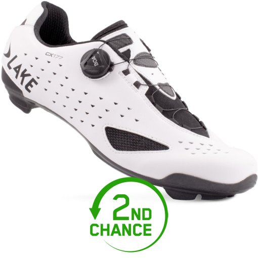 Produktbild von Lake CX177 Rennradschuhe Herren - weiß/schwarz - B-Ware