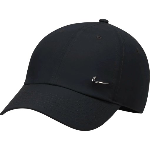 Productfoto van Nike Dri-FIT Club Metall-Swoosh Logo Pet - black/metallic silver FB5372-010