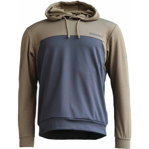 Photo produit de Zimtstern Sweat à Capuche Homme - Tech Hoodz - Military Olive / Pirate Black