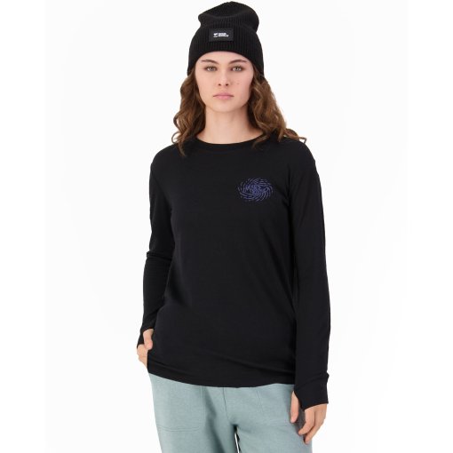 Picture of Mons Royale Yotei Merino Classic Long Sleeve Unisex - black
