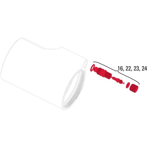 Immagine prodotto da RockShox Schrader Valve Assembly for Vivid Air B1 from 2011 - 11.4115.101.010