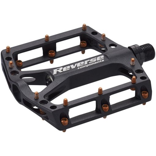 Foto de Reverse Components Black ONE MTB Pedales de Plataforma - black/orange
