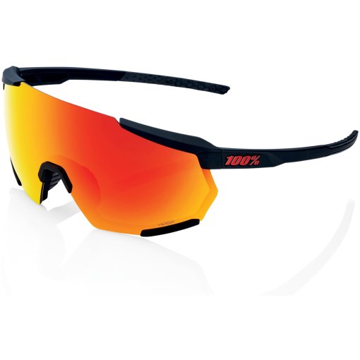 Foto de 100% Gafas - Racetrap 3.0 - Soft Tact Black - HiPER Red Multilayer Mirror | Clear
