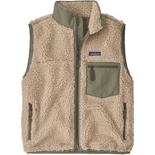 Photo produit de Patagonia Gilet Femme - Classic Retro-X - Dark Natural w/River Rock Green
