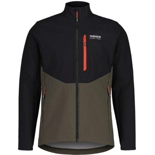 Foto de Maloja Chaqueta Hombre - AlpelM. Nordic Hybrid Softshell - deep black multi 8862