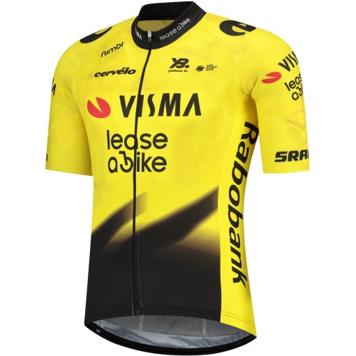 Photo produit de RAPidGEAR Team Visma | Lease a Bike Replica Short Sleeve Jersey Men 2026 - yellow