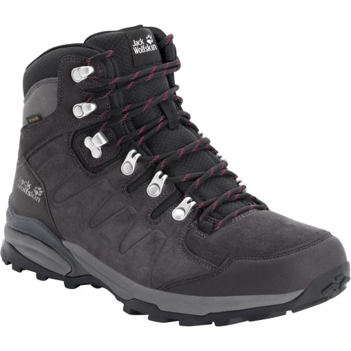 Foto de Jack Wolfskin Botas de Senderismo Mujer - Refugio Texapore Mid - dark steel / purple