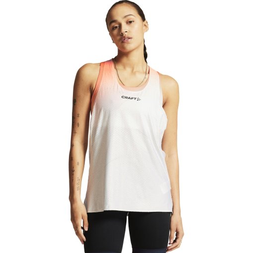 Foto de CRAFT Camiseta sin Mangas Mujer - Race Day - White/Multi