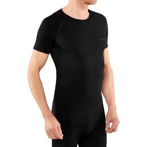 Immagine prodotto da Falke Maglia a Maniche Corte Uomo - Wool-Tech Light - nero 3000 (33230)