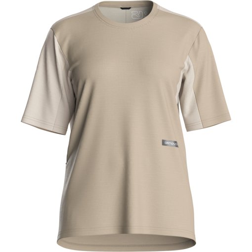 Productfoto van Ortovox Sequence Free Damesshirt met korte mouwen - dark linen