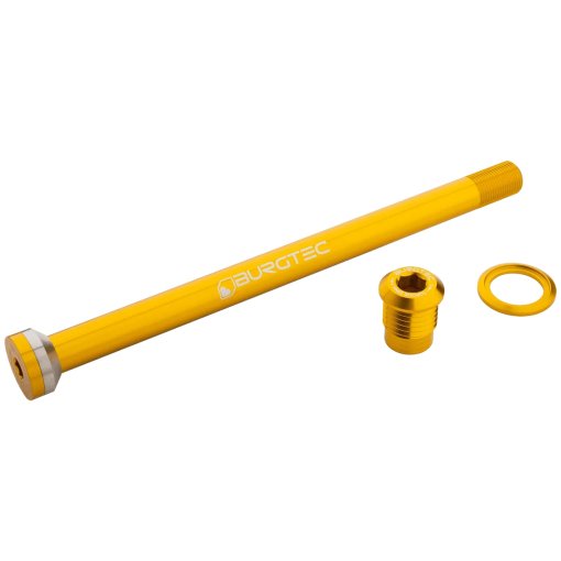 Produktbild von Burgtec Steckachse - hinten | 12x148mm Boost | 175mm | für Propain - burgtec bullion gold