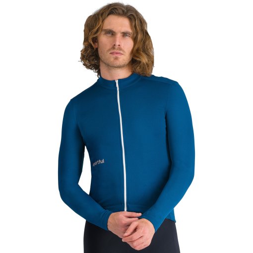 Foto de Sportful Maillot Ciclismo Hombre - Classic Thermal - 415 Teal Blu