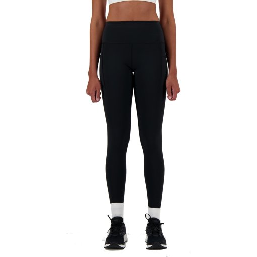 Foto de New Balance Malla Mujer - Sleek Pocket High Rise 27&quot; - Negro