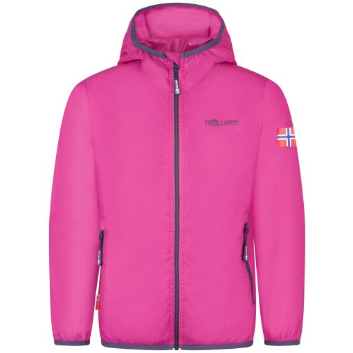 Foto de Trollkids Chaqueta Niño - Trolltunga - Dark Pink/Deep Violet