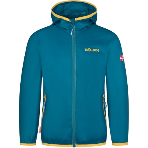 Foto de Trollkids Chaqueta Niño - Trolltunga - Atlantic Blue/Ginger